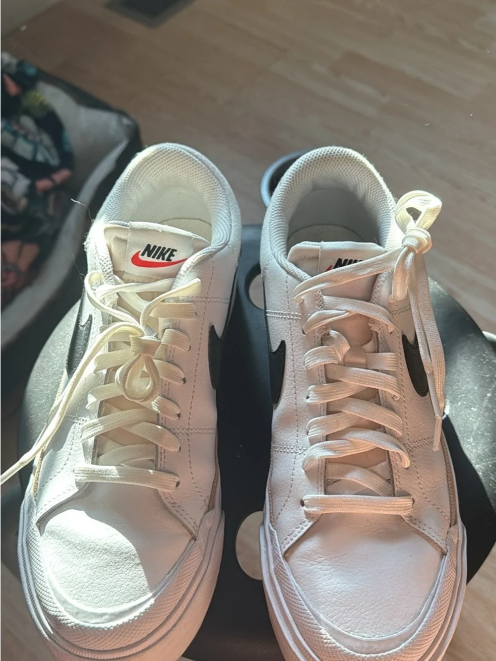 Nike Women's White Low-Top Platform Sneakers
